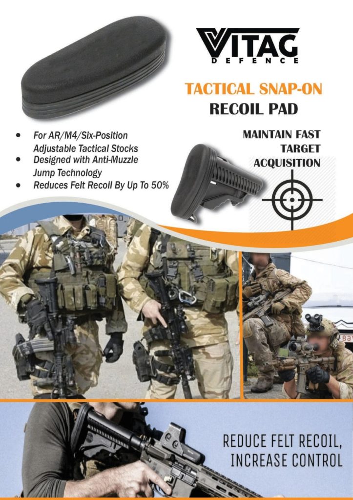 Tactical Snap-On Recoil Pad – ViTAG Defence Sdn Bhd
